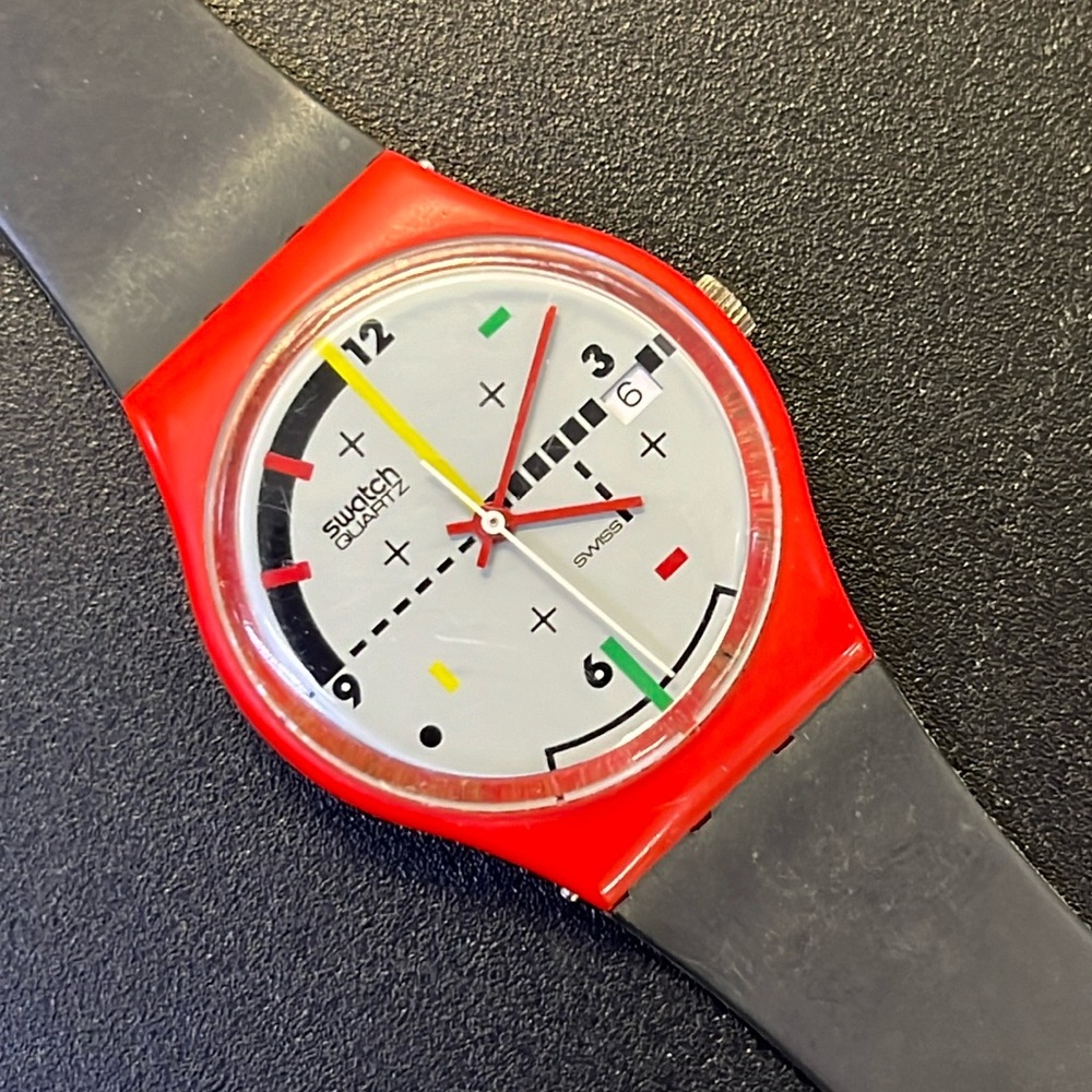 Swatch Watch Computer-tech 1984 GR 401